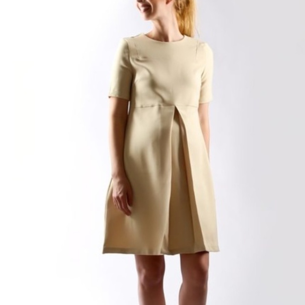 Mara Madeleine maternity dress - beige
